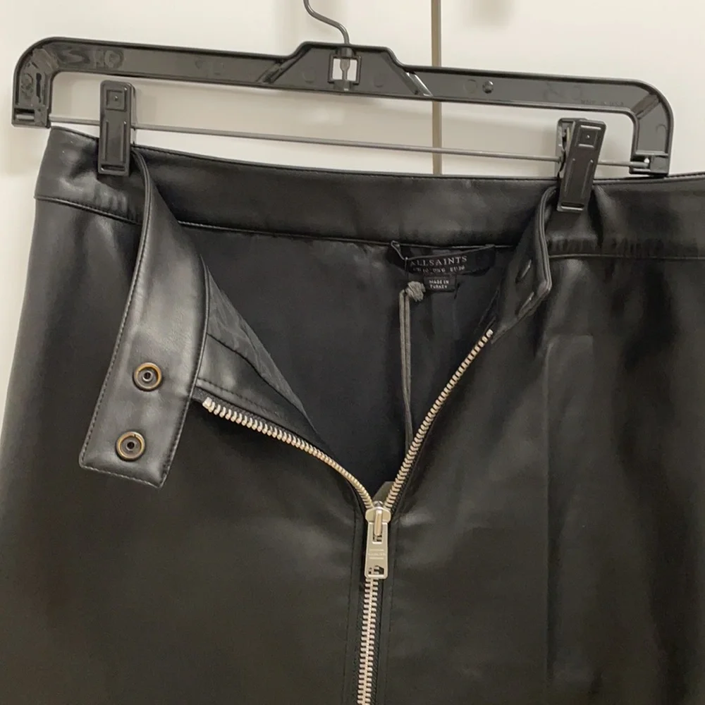 NWT All Saints Lena Skirt 6 - Picture 6 of 11